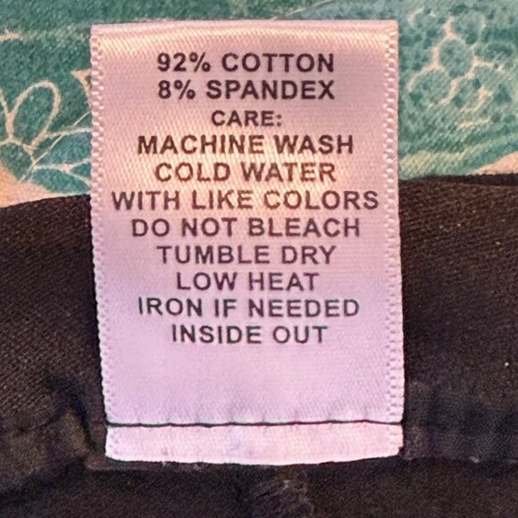 2 Pairs Pyramid Collection Ruched Ankle Stretchy Leggings Black & Brown Sz L - Picture 14 of 16